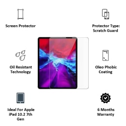 Scratchgard Screen Protector For Apple iPad 10.2 7th Generation (Oil Resistant Technology, SGIPAD10.2, Transparent) Scratchgard Screen Protector For Apple iPad 10.2 7th Generation (Oil Resistant Technology, SGIPAD10.2, Transparent)_3