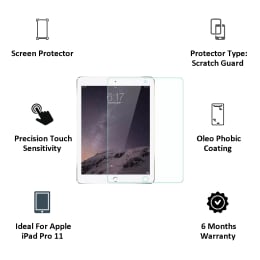 Scratchgard Screen Protector For Apple iPad Pro 11 (Precision Touch Sensitivity, AGIPADPRO11, Transparent) Scratchgard Screen Protector For Apple iPad Pro 11 (Precision Touch Sensitivity, AGIPADPRO11, Transparent)_3