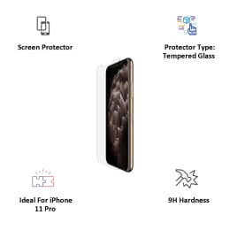 Belkin Screenforce Tempered Glass Screen Protector For Apple iPhone 11 Pro Max (Anti-Fingerprint, F8W947ZZ, Clear) Belkin Screenforce Tempered Glass Screen Protector For Apple iPhone 11 Pro Max (Anti-Fingerprint, F8W947ZZ, Clear)_5
