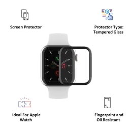 Belkin Screenforce Trueclear Curve Screen Protector for Apple Watch Series 44 mm 4/5 (Anti-Fingerprint, OVG002ZZBLK, Clear) Belkin Screenforce Trueclear Curve Screen Protector for Apple Watch Series 44 mm 4/5 (Anti-Fingerprint, OVG002ZZBLK, Clear)_6