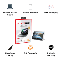 Scratchgard Anti-Glare Screen Guard For 13.3 Inch Laptop (Air-Bubble Proof, AG LT - 13.3", Transparent) Scratchgard Anti-Glare Screen Guard For 13.3 Inch Laptop (Air-Bubble Proof, AG LT - 13.3", Transparent)_3