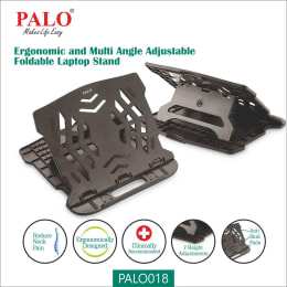 Palo PALO018 Laptop Stand For Laptop (Ergonomic Design, Black) Palo PALO018 Laptop Stand For Laptop (Ergonomic Design, Black)_8