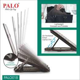 Palo PALO018 Laptop Stand For Laptop (Ergonomic Design, Black) Palo PALO018 Laptop Stand For Laptop (Ergonomic Design, Black)_10