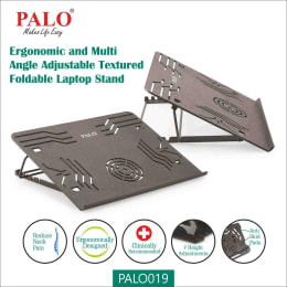 Palo PALO019 Laptop Stand For Laptop (Multi Angle Adjustable, Black) Palo PALO019 Laptop Stand For Laptop (Multi Angle Adjustable, Black)_7