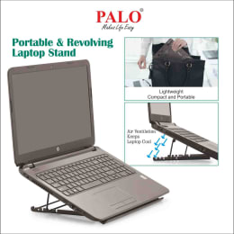 Palo PALO019 Laptop Stand For Laptop (Multi Angle Adjustable, Black) Palo PALO019 Laptop Stand For Laptop (Multi Angle Adjustable, Black)_9