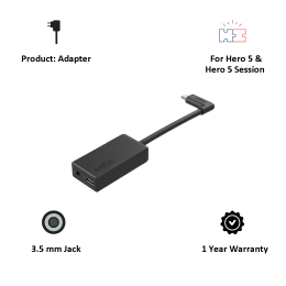 Go Pro 3.5 mm USB-C Power Mic Adapter (AAMIC-001, Black) Go Pro 3.5 mm USB-C Power Mic Adapter (AAMIC-001, Black)_3