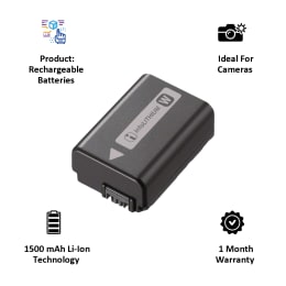 Sony W-Series 1500 mAh Lithium-ion Rechargeable Camera Battery Pack (NP-FW50, Black) Sony W-Series 1500 mAh Lithium-ion Rechargeable Camera Battery Pack (NP-FW50, Black)_3
