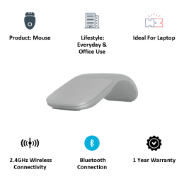 Microsoft Bluetooth Surface Arc Mouse (CZV-00005, Light Grey) Microsoft Bluetooth Surface Arc Mouse (CZV-00005, Light Grey)_4