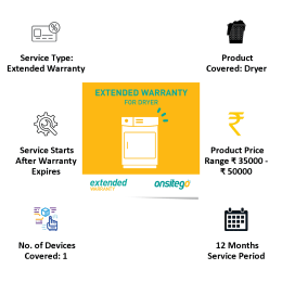 Onsitego 1 Year Extended Warranty for Dryer (Rs.35,000 - Rs.50,000) Onsitego 1 Year Extended Warranty for Dryer (Rs.35,000 - Rs.50,000)_8