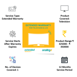 Onsitego 1 Year Extended Warranty for Television (Rs.325,000 - Rs.350,000) Onsitego 1 Year Extended Warranty for Television (Rs.325,000 - Rs.350,000)_8