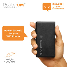 Resonate RouterUPS CRU12V2A - 4 Hour Power Backup for WiFi Router, Set Top Box - Compatible with All 12V, <=2A Rated Routers Resonate RouterUPS CRU12V2A - 4 Hour Power Backup for WiFi Router, Set Top Box - Compatible with All 12V, <=2A Rated Routers_6