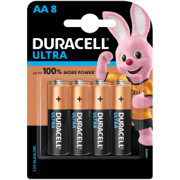 Duracell Ultra Alkaline Non Rechargeable Batteries for HP Toys, Flashlights (Operates Over Wider Range of Temperature, DU CB AL AA 8, Copper Black) Duracell Ultra Alkaline Non Rechargeable Batteries for HP Toys, Flashlights (Operates Over Wider Range of Temperature, DU CB AL AA 8, Copper Black)_1