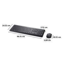Dell KM117 Wireless Keyboard & Mouse (Black) Dell KM117 Wireless Keyboard & Mouse (Black)_2