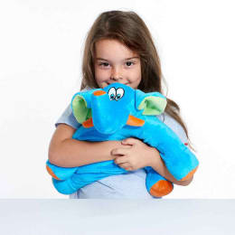Travel Blue Trunky The Elephant Polyester Neck Pillow (Soft and Comfortable, Multicolor) Travel Blue Trunky The Elephant Polyester Neck Pillow (Soft and Comfortable, Multicolor)_3