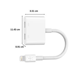 Belkin Lightning Audio + Charge Rockstar Connector (F8J198btWHT, White) Belkin Lightning Audio + Charge Rockstar Connector (F8J198btWHT, White)_2
