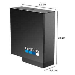 Go Pro Hero 5 1220 mAh Rechargeable Camera Battery Charger (AABAT-001, Black) Go Pro Hero 5 1220 mAh Rechargeable Camera Battery Charger (AABAT-001, Black)_2