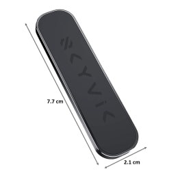 SkyVik Truhold Rectangular Stick-on Magnetic Mobile Holder (Car/Office/Home, MM-RS2B, Black) SkyVik Truhold Rectangular Stick-on Magnetic Mobile Holder (Car/Office/Home, MM-RS2B, Black)_2