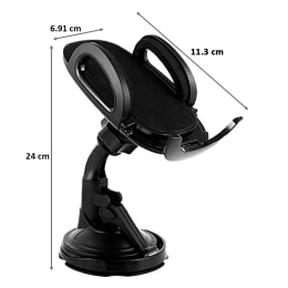 Stuffcool Mini Suction Lock Car Mount Holder (CPMMH-BLK, Black) Stuffcool Mini Suction Lock Car Mount Holder (CPMMH-BLK, Black)_3