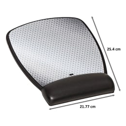 3M MW309LE Mouse Pad For Mouse (Non-Skid Base, Kanfa120, Black) 3M MW309LE Mouse Pad For Mouse (Non-Skid Base, Kanfa120, Black)_2