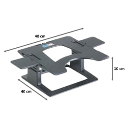 3M LX500 Laptop Stand For Laptop (Height Adjustable, Kanfa052, Black) 3M LX500 Laptop Stand For Laptop (Height Adjustable, Kanfa052, Black)_2