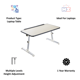 Neopack Ergonomic Laptop Table For 13-16 inch Laptops (Multiple Levels Height Adjustment, ELTBR, Beige) Neopack Ergonomic Laptop Table For 13-16 inch Laptops (Multiple Levels Height Adjustment, ELTBR, Beige)_4
