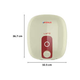 Venus Lyra 10 Litres 5 Star Storage Water Geyser (2000 Watts, 10R, Ivory/Red) Venus Lyra 10 Litres 5 Star Storage Water Geyser (2000 Watts, 10R, Ivory/Red)_2