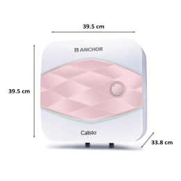 Anchor Calisto 15 Litres 5 Star Storage Water Geyser (2000 Watts, WSASP15GW01A, White/Pink) Anchor Calisto 15 Litres 5 Star Storage Water Geyser (2000 Watts, WSASP15GW01A, White/Pink)_2