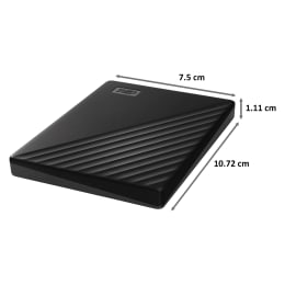 Western Digital My Passport 1TB USB 3.2 Hard Disk Drive (WDBYVG0010BBK-WESN, Black) Western Digital My Passport 1TB USB 3.2 Hard Disk Drive (WDBYVG0010BBK-WESN, Black)_2