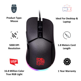 Thermaltake Wired Mouse (MO-IRS-WDOHBK-01, Black) Thermaltake Wired Mouse (MO-IRS-WDOHBK-01, Black)_5