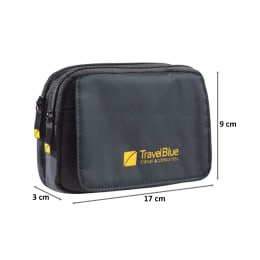 Travel Blue Combi Nylon Point & Shoot Sleeve (TB-737, Black) Travel Blue Combi Nylon Point & Shoot Sleeve (TB-737, Black)_2