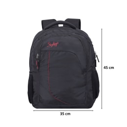 Sky Bags Fox Backpack for 15 Inch Laptop (LPBPFOXHBLK, Black) Sky Bags Fox Backpack for 15 Inch Laptop (LPBPFOXHBLK, Black)_2