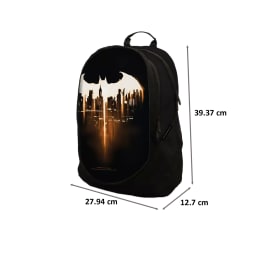 The Souled Store Batman Logo Travel Backpack (Black) The Souled Store Batman Logo Travel Backpack (Black)_2