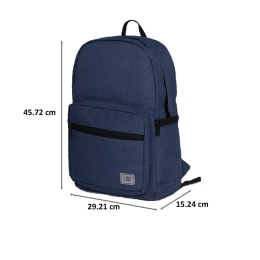 The Souled Store Solids 25 Litres Laptop Backpack (CR205, Classic Blue) The Souled Store Solids 25 Litres Laptop Backpack (CR205, Classic Blue)_2