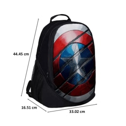 The Souled Store Captain America- Shield 25 Litres Laptop Backpack (Black) The Souled Store Captain America- Shield 25 Litres Laptop Backpack (Black)_2