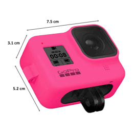 GoPro Sleeve Plus Lanyard for Hero 8 (AJSST-007, Electric Pink) GoPro Sleeve Plus Lanyard for Hero 8 (AJSST-007, Electric Pink)_2