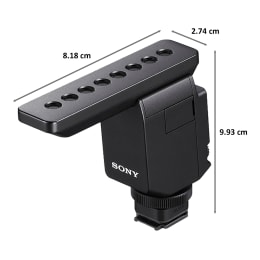 Sony Shotgun Microphone For Interchangeable Lens Cameras (Mechanical Noise Suppression, ECM-B1M SYU, Black) Sony Shotgun Microphone For Interchangeable Lens Cameras (Mechanical Noise Suppression, ECM-B1M SYU, Black)_2