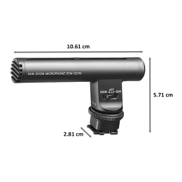 Sony Gun Zoom Microphone For Interchangeable Lens Cameras & Camcorders (Active Interface shoe, ECM-GZ1M//C SYH, Black) Sony Gun Zoom Microphone For Interchangeable Lens Cameras & Camcorders (Active Interface shoe, ECM-GZ1M//C SYH, Black)_2
