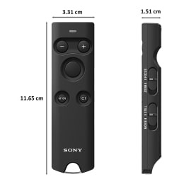 Sony Wireless Remote Commander For Cameras (Two Assignable Buttons, RMT-P1BT//C SYU, Black) Sony Wireless Remote Commander For Cameras (Two Assignable Buttons, RMT-P1BT//C SYU, Black)_2