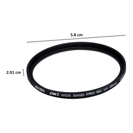 NiSi Pro 58 mm Multi Coated UV Filter for Canon DSLR Lens (MCUV58, Black) NiSi Pro 58 mm Multi Coated UV Filter for Canon DSLR Lens (MCUV58, Black)_2