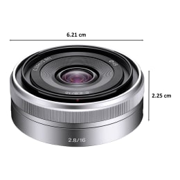 Sony E 16 mm F2.8 Lens (SEL16F28, Silver) Sony E 16 mm F2.8 Lens (SEL16F28, Silver)_2