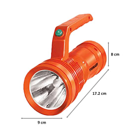 Eveready 3 Watt Rechargeable Torch Light (DL96, Black) Eveready 3 Watt Rechargeable Torch Light (DL96, Black)_2