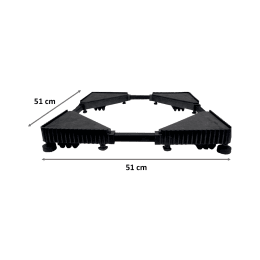 CNS Stand for Washing Machines and Refrigerators (CNS Trolley, Black) CNS Stand for Washing Machines and Refrigerators (CNS Trolley, Black)_2