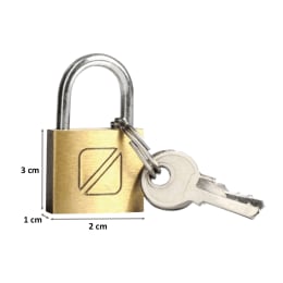 Travel Blue Security Padlock (TB-020, Gold) Travel Blue Security Padlock (TB-020, Gold)_2