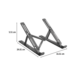 Portronics My Buddy K Laptop Stand (POR 421, Grey) Portronics My Buddy K Laptop Stand (POR 421, Grey)_2