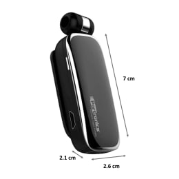 Portronics Harmonics Klip III Bluetooth Earphones (POR 205, Black) Portronics Harmonics Klip III Bluetooth Earphones (POR 205, Black)_2