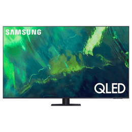 beginnen Product Samenstelling Buy Samsung 7 Series 138cm (55 Inch) Ultra HD 4K QLED Smart TV (Multi Voice  Assistant Supported, QA55Q70AAKLXL, Titan Grey) Online - Croma