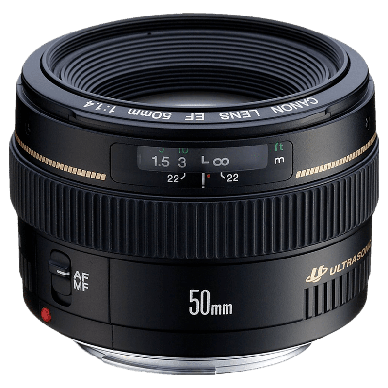 Buy Canon EF USM 50 mm F1.4 DSLR Lens (Black) Online - Croma