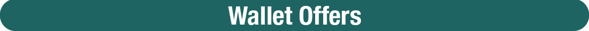 Wallet Offers Wallet Offers