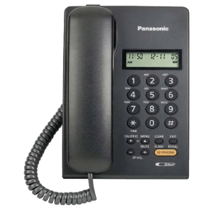 Panasonic Corded Phone (KX-TSC62, Black)