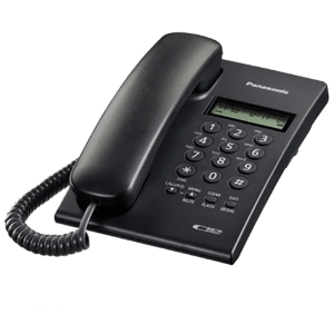 Panasonic Corded Phone (KX-TSC60SX, Black)